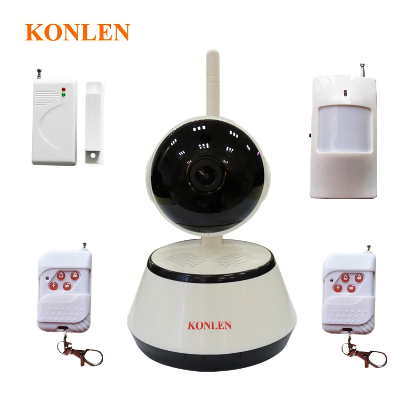 Противоугонная Wi Fi сигнализация Беспроводная ptz мини ip камера HD Домашняя
