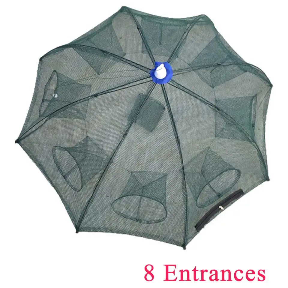 Складная Нейлоновая рыболовная сеть 4 16 дюймов портативный эластичный клетка для