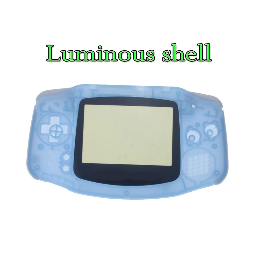 Запасная светящаяся Прозрачная крышка корпуса для NAND GBA корпус чехол Gameboy Advance