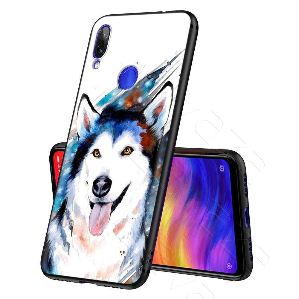 Animal Husky Puppy Dog Case for Xiaomi Redmi Note 8 9 9SK30 Pro MI MAX 3 6 SE A1 A2 A3 10 Lite Plus 8A F1 |
