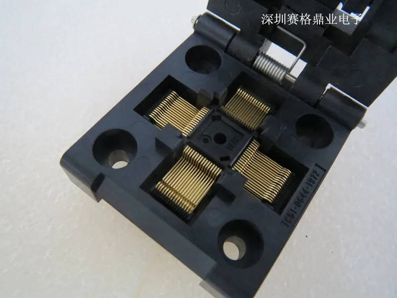 IC51 0644 1972 QFP64 TQFP64 0 4 мм испытательный стенд с выгорающей розеткой позолоченным