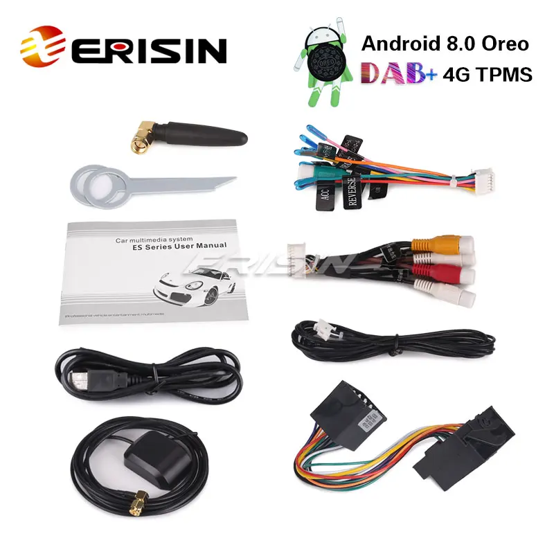 Erisin ES7862B 7 &quotAndroid 8 0 автомобиля gps навигации Системы DAB + 4G Радио DVD плеер для BMW E46 Rover