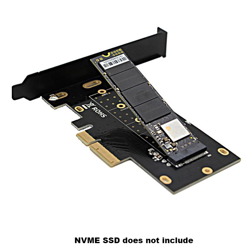 M.2 NVME SSD для PCIe x4 карты конвертер, 2230,2242, 2260,2280 NVM Express PCI-e адаптер x4, x8, x16 слот w/PCI крышка монтажный кронштейн