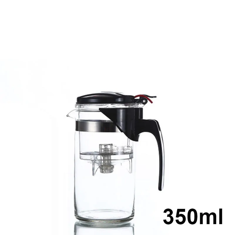 350ml straight type 350 мл 500 мл 750 мл 1000 мл стальной чайник из нержавеющей стекла чайник для воды с фильтрующей сеткой для заварки травяные термостойкие - Цвет: 350ml straight type