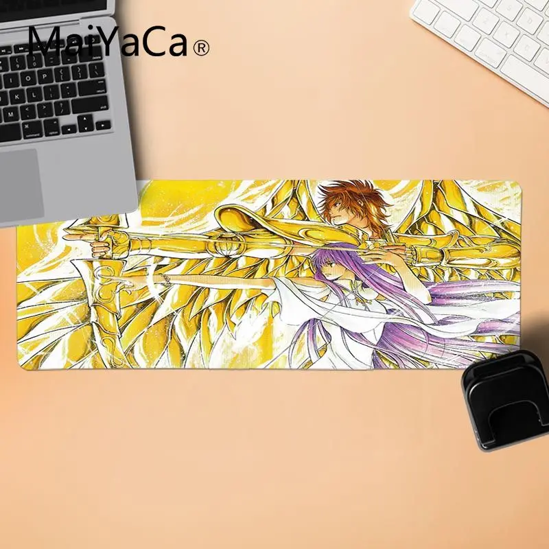 LockEdge 30X90cm MaiYaCa винтажная классная офисная мышь ST Seiya, геймер, мягкая мышь подставка для ноутбука, игровой коврик для мыши - Цвет: LockEdge 30X90cm