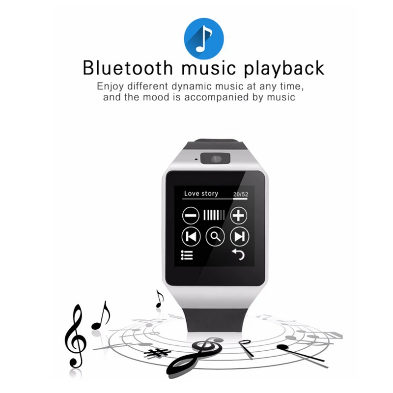 DZ09 наручные часы Bluetooth умные Спорт Шагомер с SIM Камера для Android-смартфон России T15