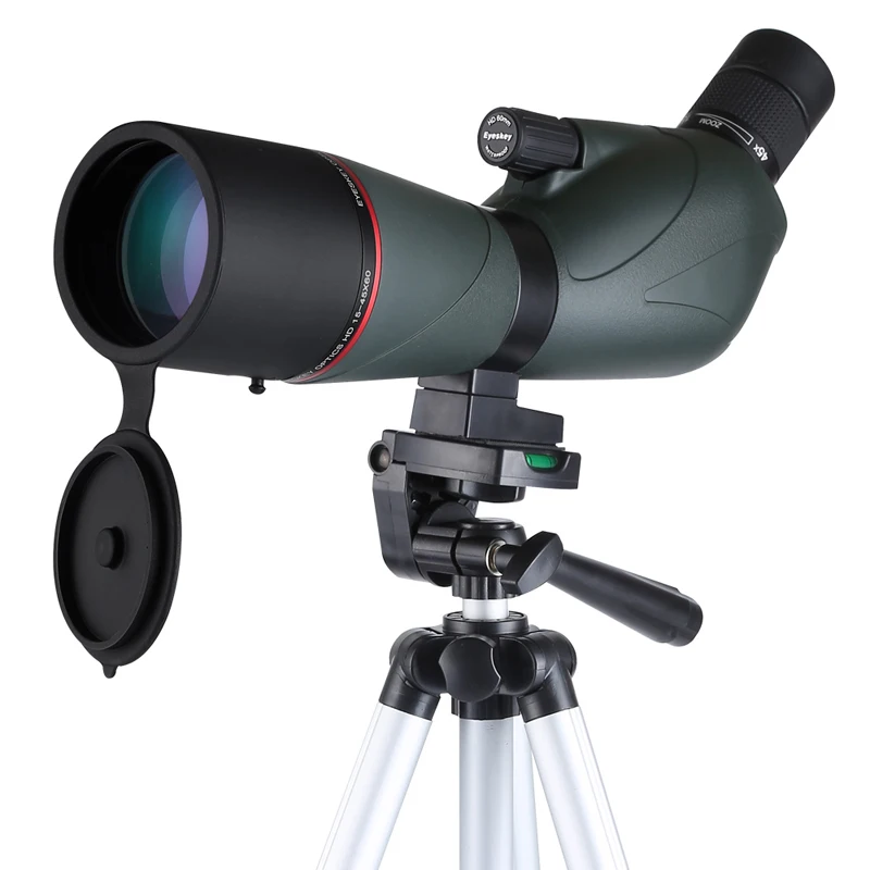 Eyeskey Высокая мощность 15-45x60 зум HD монокуляр телескоп Зрительные прицелы бинокль LLL ночное видение для наблюдения за птицами Spyglass