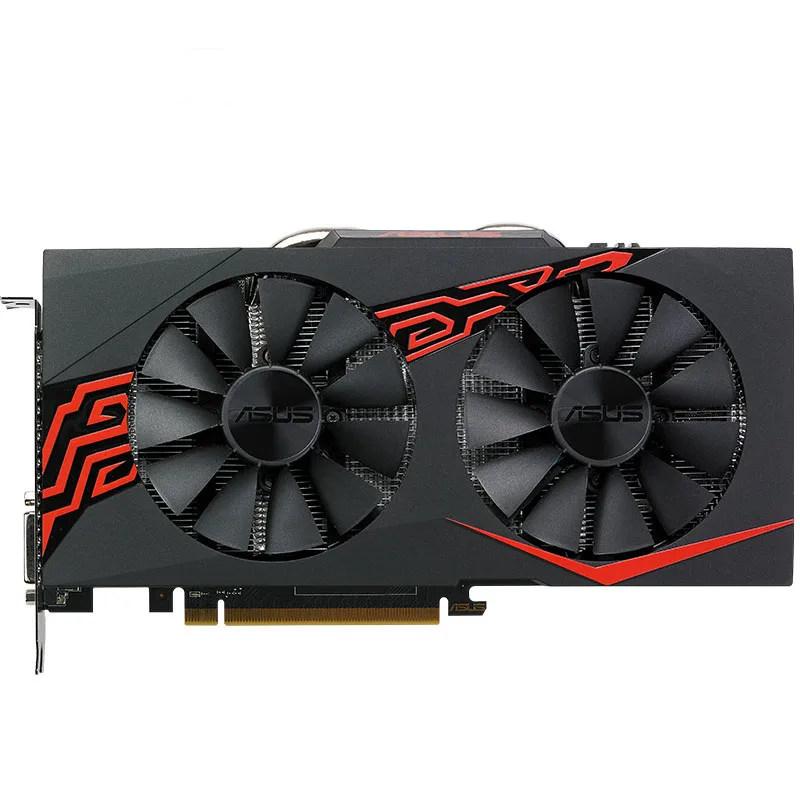 New Asus EX-RX580 2048SP-4G Graphics Cards 1168MHz 256Bit 4G GDDR5 PCI Express 3.0 16X 7000MHz Radeon RX580
