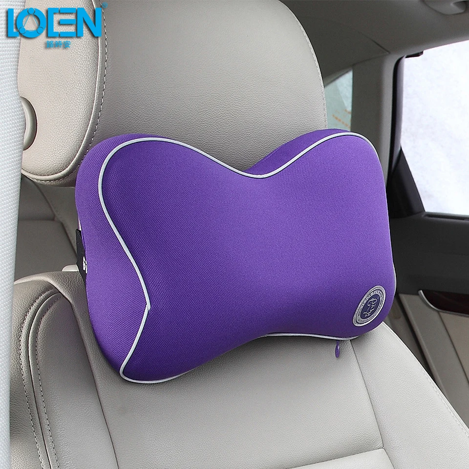 Автомобильная подушка для поддержки шеи LOEN Универсальный подголовник бабочка