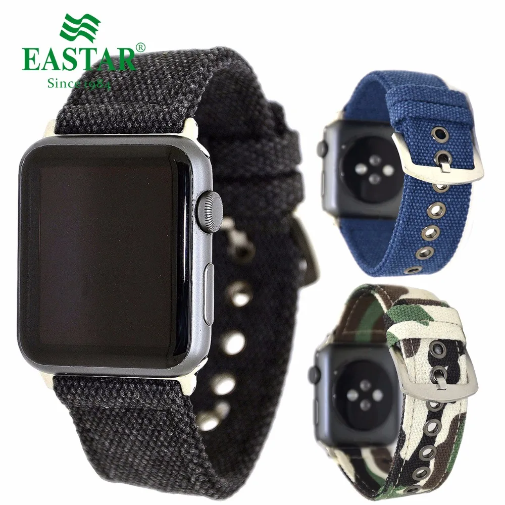 Камуфляжный нейлоновый ремешок Eastar для Apple Watch 5 Series 4/3/2/1 спортивный браслет iwatch 42