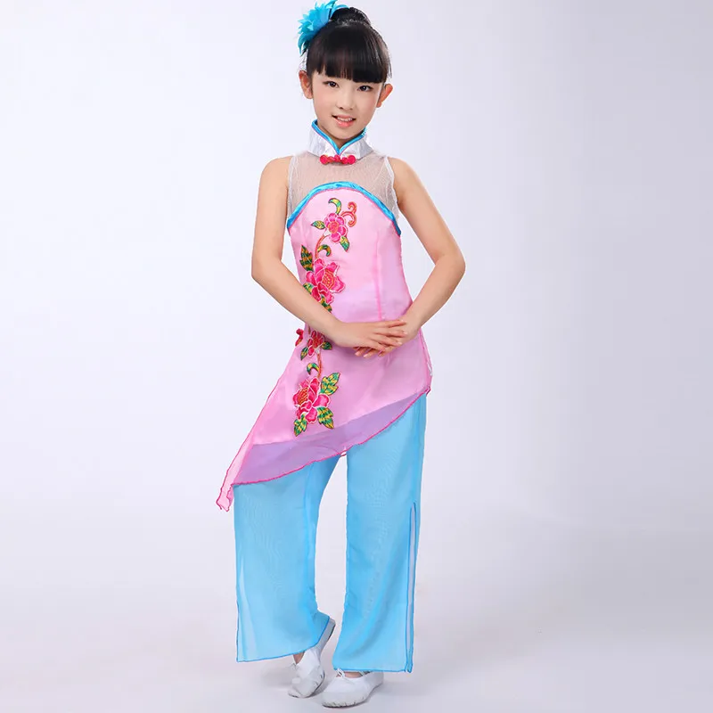 Классический Детский костюм модный новый национальный танцевальный барабан Yangko