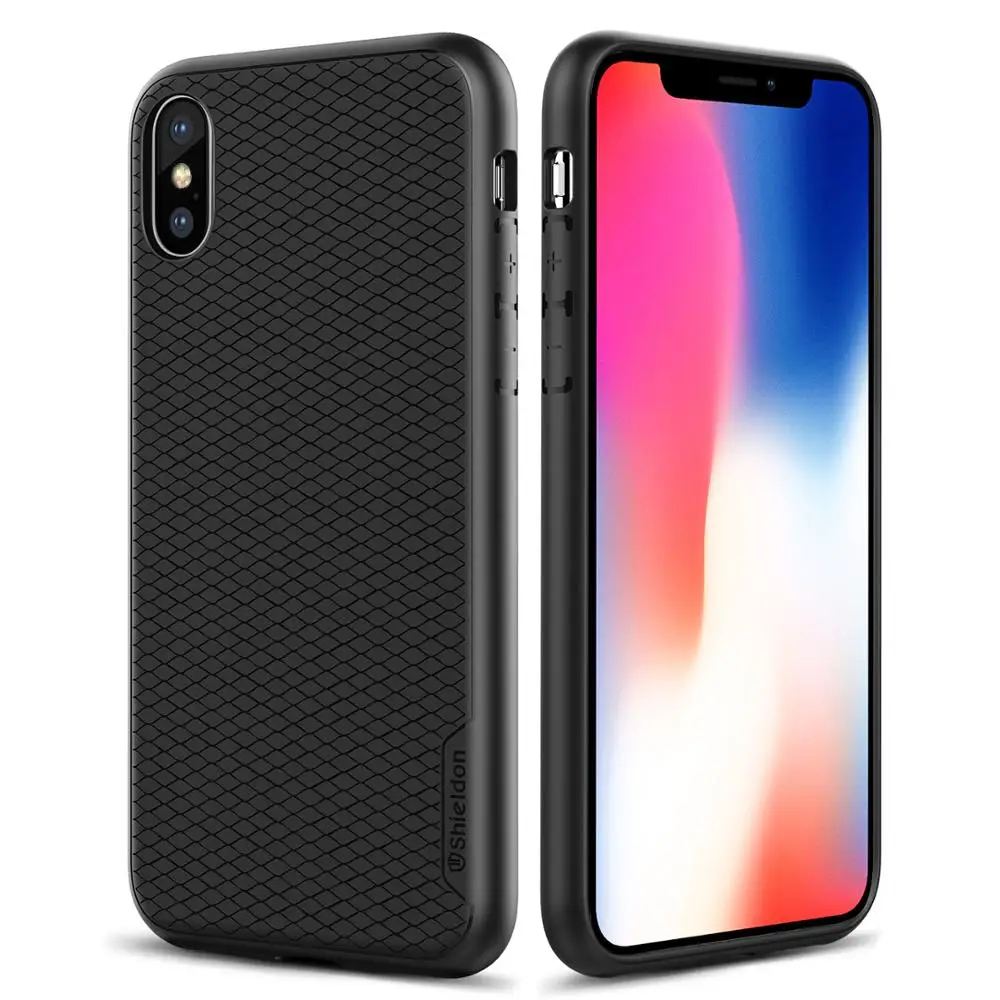 Чехол SHIELDON для IPhone X/XS гибкая Защита от царапин амортизация прочный