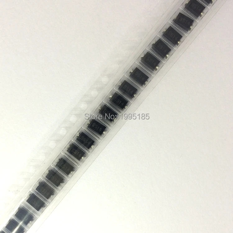 100PSC 1N5819 IN5819 SS14 40V 1A SMA DO-214AC SMD Schottky diode | Лампы и освещение