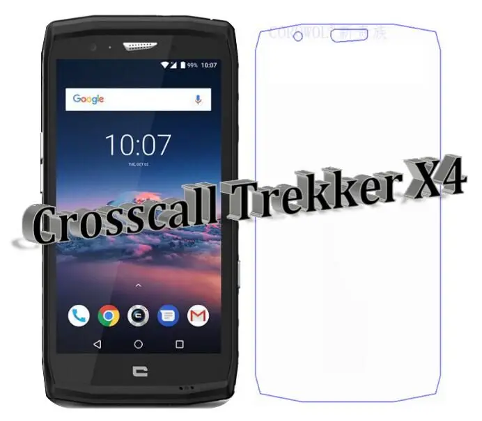 Закаленное стекло Crosscall Trekker X4 Смартфон Передняя ЖК-пленка стекло Crosscall Trekker-X4 9 H взрывозащищенный HD экран протектор