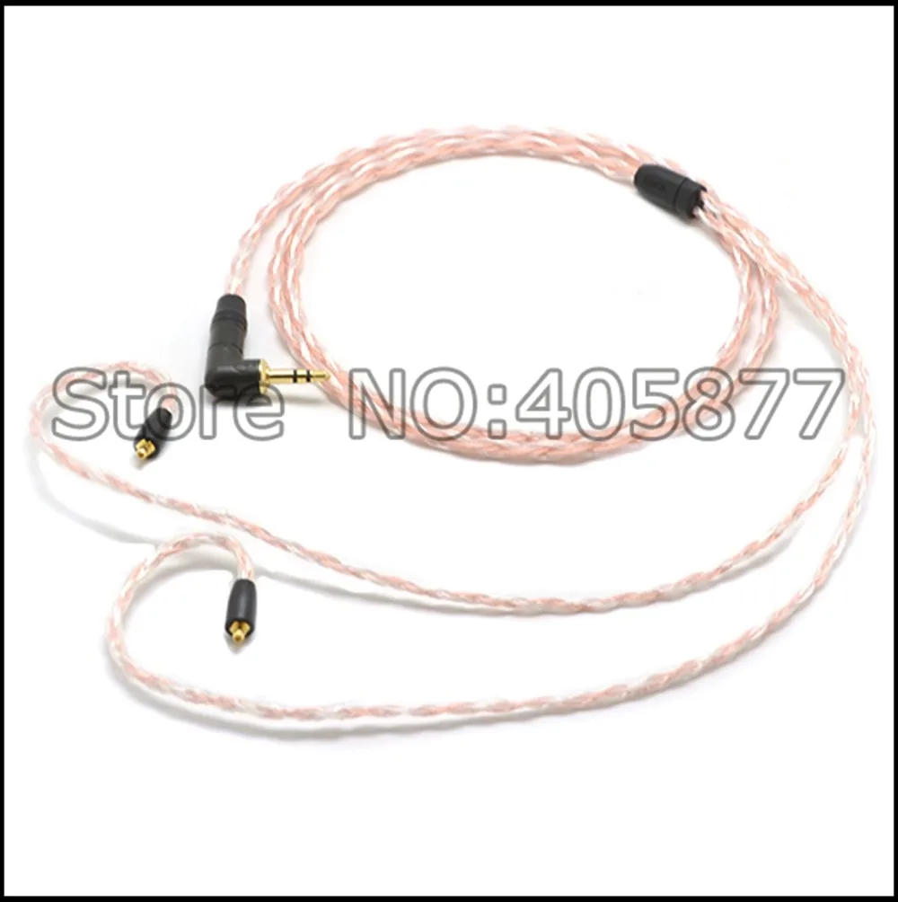 Высококачественный медный и серебряный кабель для наушников se215 se325 se425 se535 se846