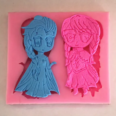 Бесплатная доставка Силиконовые две Обувь для девочек милая девушка торт