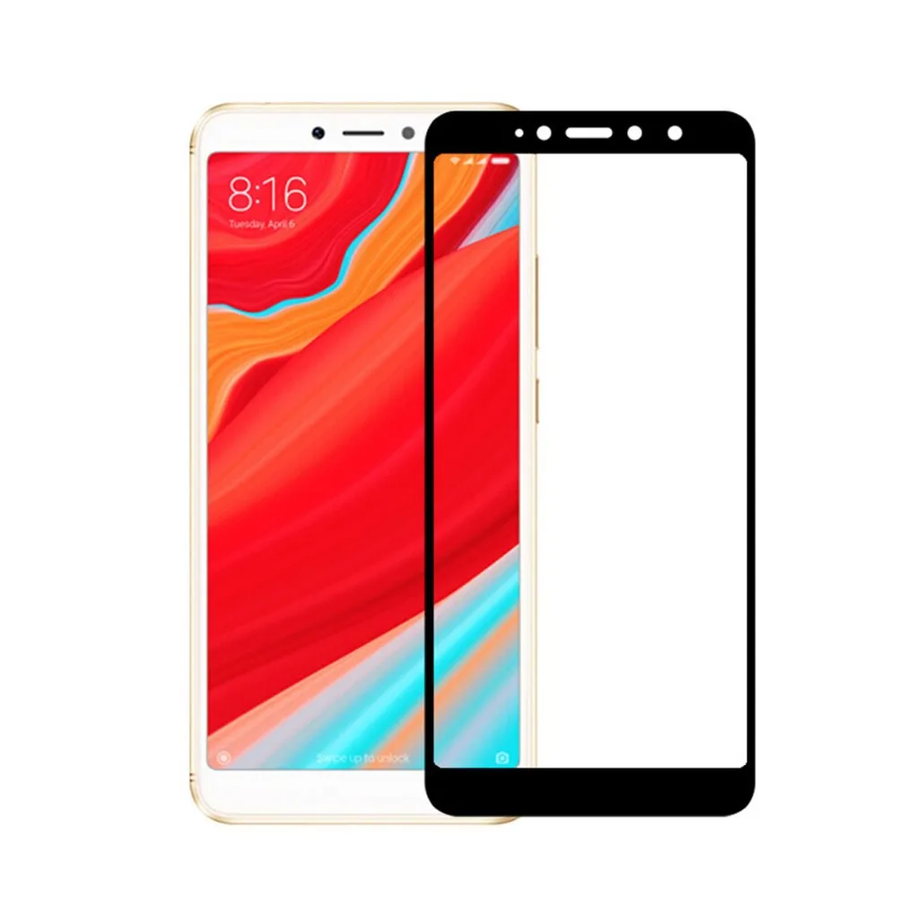 Закаленное стекло 9H 2.5D с полным покрытием для Xiaomi Redmi S2 A6 Lite защита экрана