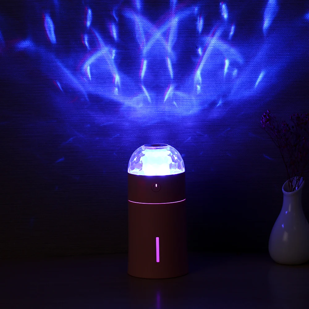 DEKAXI USB LED 175 мл диффузор волшебное стекло Ночник проектор звездный увлажнитель