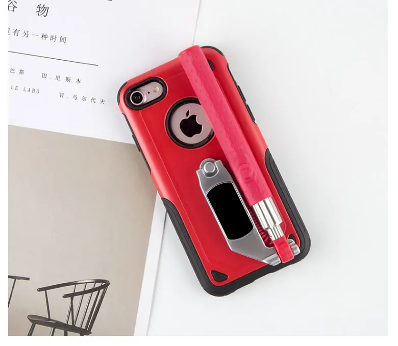 Футляр для селфи для iphone X Hybrid Armor TPU чехол для iphone 8, 8 Plus, 7, 7 Plus, 6/6s Plus Mini Selfie Stick