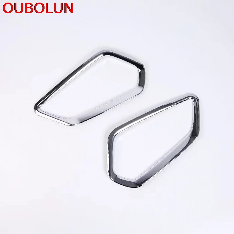OUBOLUN для Hyundai ix35 2018 ABS хром передняя + лампа заднего противотуманного фонаря