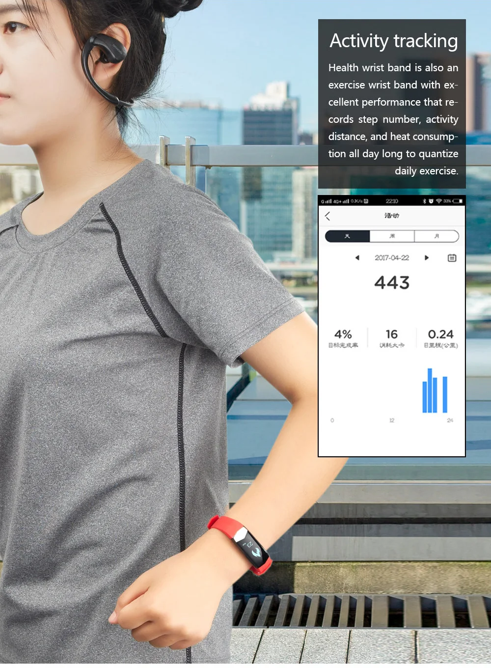 JingTider Bluetooth Смарт-браслет ЭКГ дисплей пульсометр Монитор артериального давления Спорт CD01 смарт-Браслет фитнес-трекер Браслет