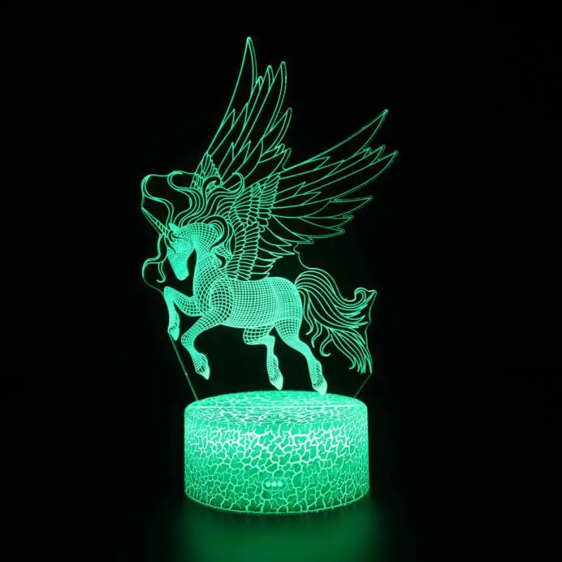 Милая мультяшная детская игрушка Acrylique Usb 3d лампа украшение для детской комнаты