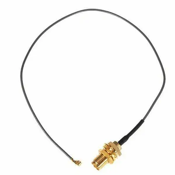 

SMA Female Jack Cable Straight Bulkhead For IPX U.fl Pigtail 1.13mm Cable