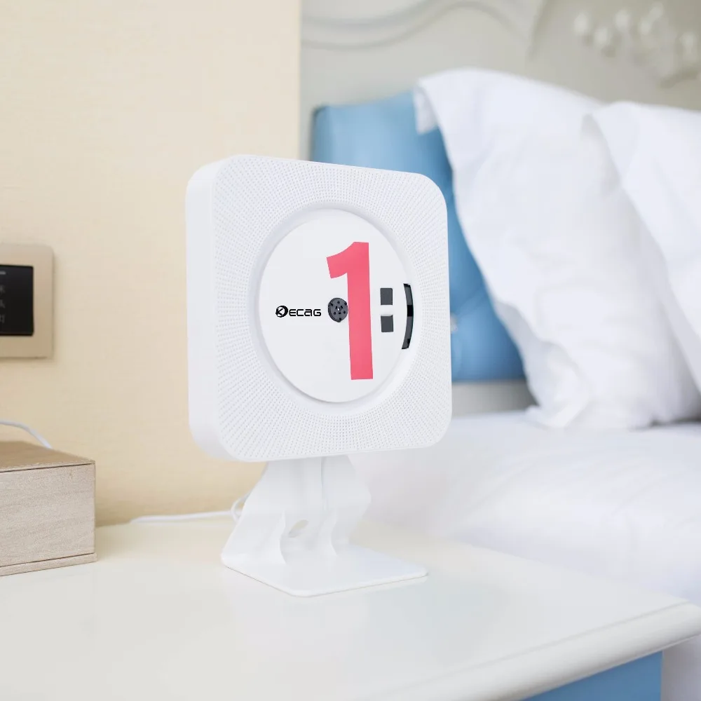 KECAG CD-плеер устанавливается на стене Bluetooth портативный домашний аудио бум бокс с