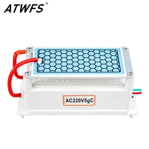 Портативный генератор озона ATWFS, 220 В, озонатор для дезинфекции воды, очиститель воздуха, генератор воды