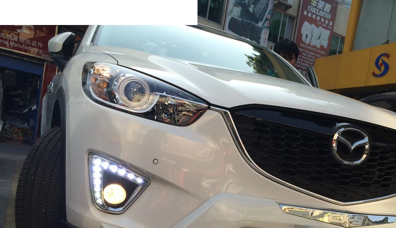 Lsrtw2017 светодиодный Автомобильные фары дневного света для mazda CX-5 2012 2013 1st поколения