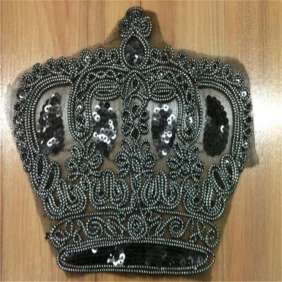 Аксессуары для одежды вышитые нашивки с блестками футболка шитые байкерские