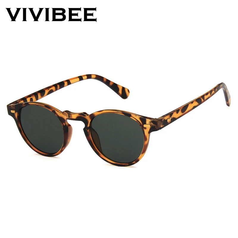 VIVIBEE Men Fashions 2022 Oval Small Sunglasses Clear Classic UV400 Sun Glasses Trends for 2019 Transparent Shades for Women