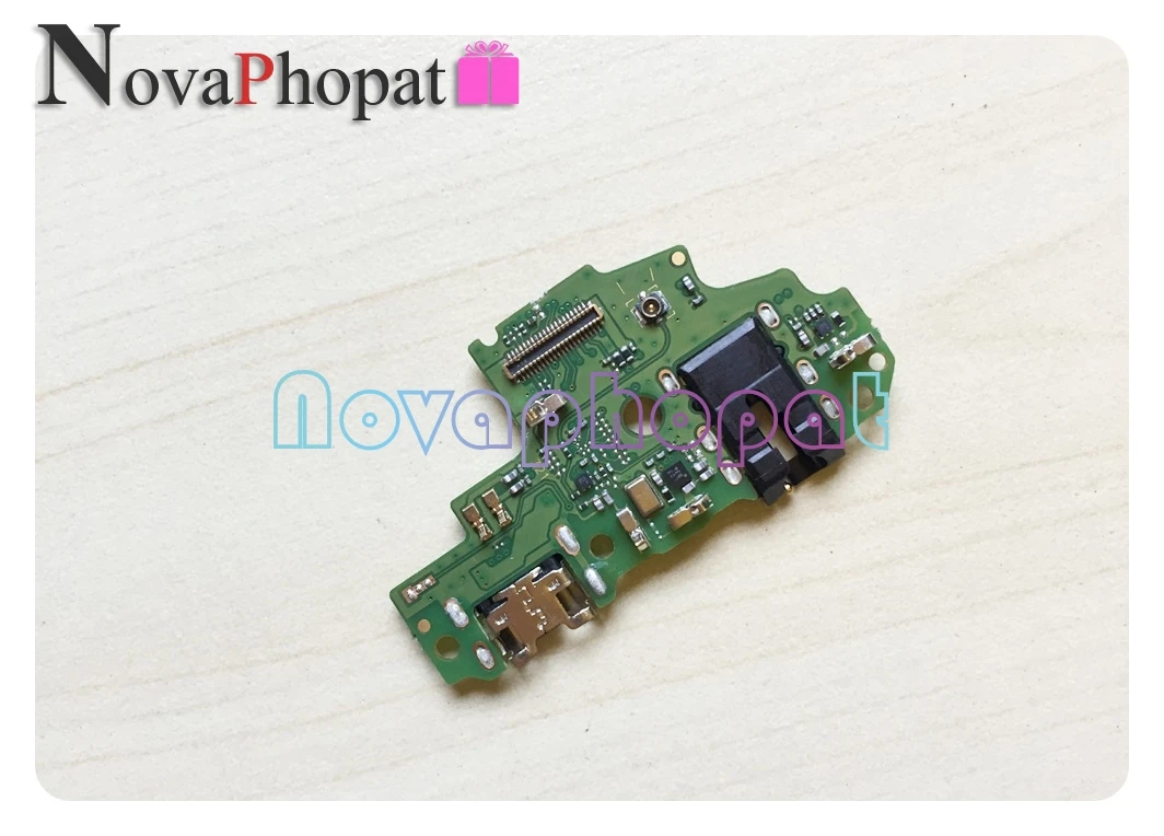 Novaphopat для huawei P Smart/Enjoy 7s зарядное устройство Порт usb разъем для зарядки подключите микрофон с гибким кабелем Замена+ отслеживание