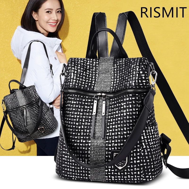 RISMIT новинка Модный повседневный женский рюкзак из искусственной кожи высокое