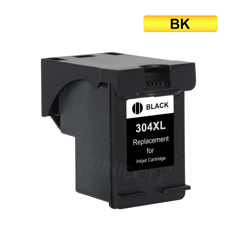 304 BK HINICOLE 304XL переработанного чернильного картриджа для hp 304 для hp 304 XL с чернилами hp Deskjet 2620 2630 2632 3720 3730 3758 Envy 5010 5020 5030 5032 принтер - Цвет: 304 BK