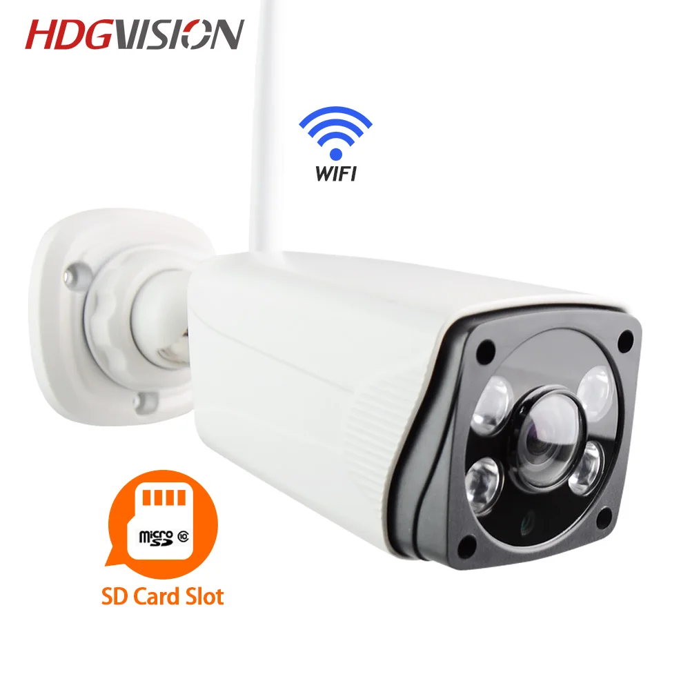 HDGVISION 720 P ip-камера сетевая камера видеонаблюдения ночное видение наружная Wifi мм 1