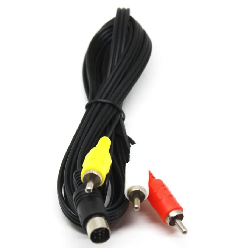FZQWEG 3RCA аудио видео av кабель для Sega Saturn|cord cable|cordcable |