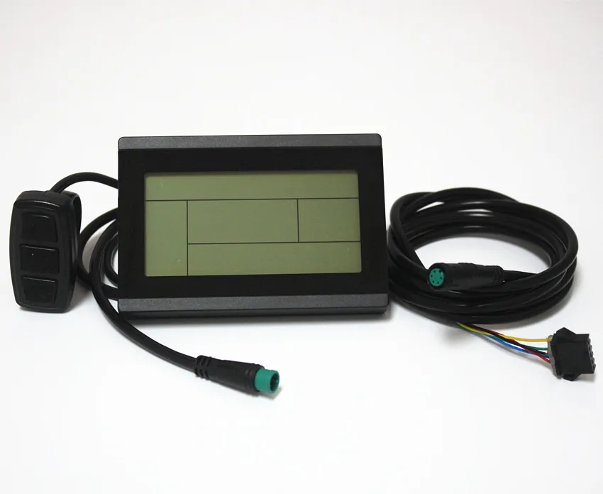 With Adapter Cable Водонепроницаемый разъем 24 в 36 в 48 в дисплей Интеллектуальный KT LCD3 Электрический велосипед запчасти контроллер - Цвет: With Adapter Cable