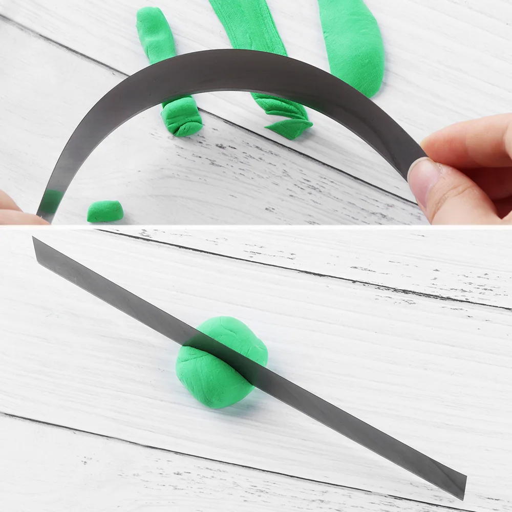 1 шт. DIY Керамика гибкий нержавеющая сталь полимерный резак для глины лезвие керамические инструменты моделирование ткани искусство скульптуры Fimo слайсер