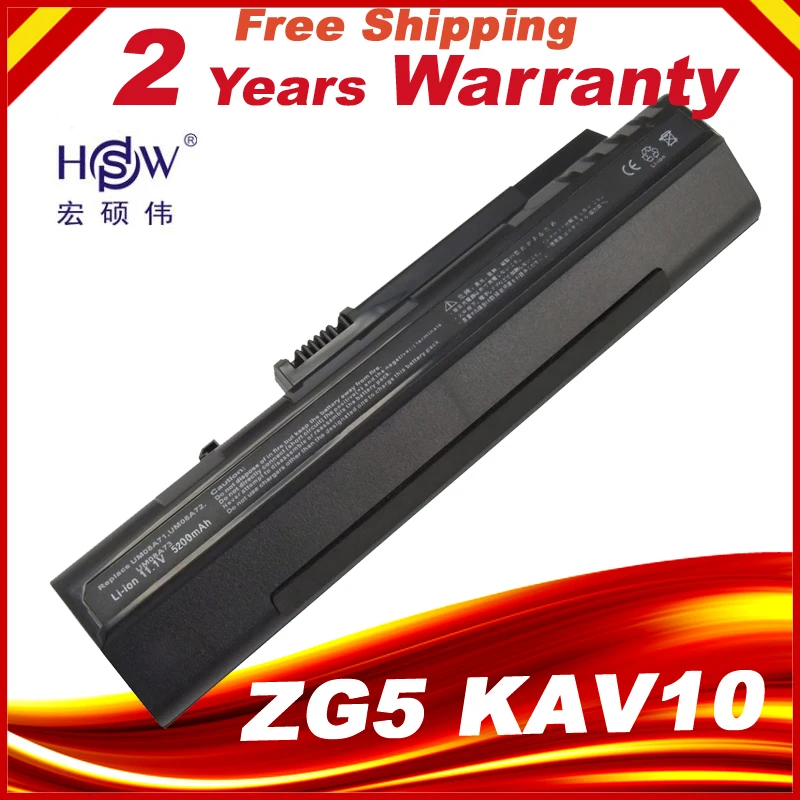 Аккумулятор для ноутбука ACER ASPIRE ONE ZG5 KAV10 KAV60 D250 AOD250 Aspire One A150 Pro 531h|Аккумуляторы