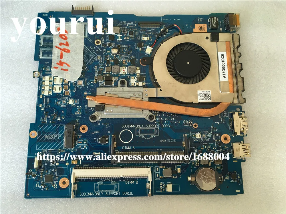 CN 0VYVP1 VYVP1 для Dell Inspiron 17 5559 Материнская плата ноутбука LA D071P i5 6200U процессор