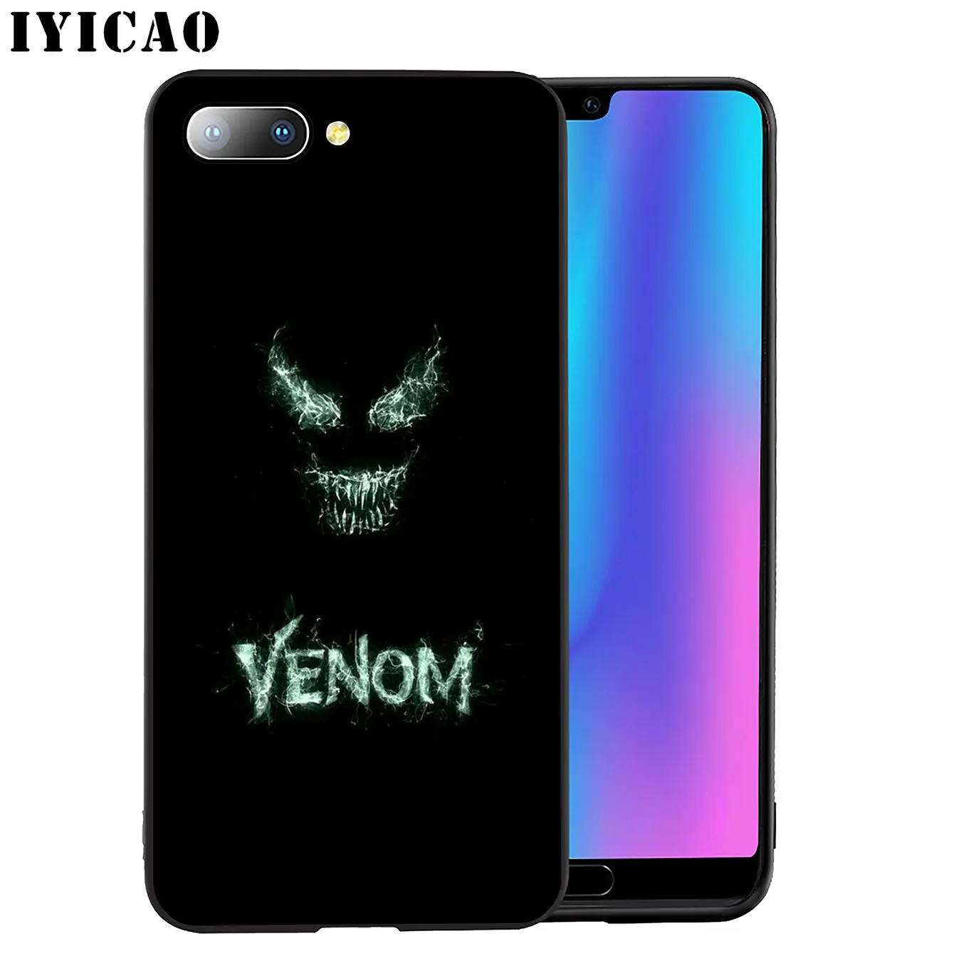 IYICAO Marvel Venom Soft Silicone Phone Case for Huawei Mate 30 20 10 Pro Nova 5I 5T 5 4 4E 3i 3 2i Lite Smart |