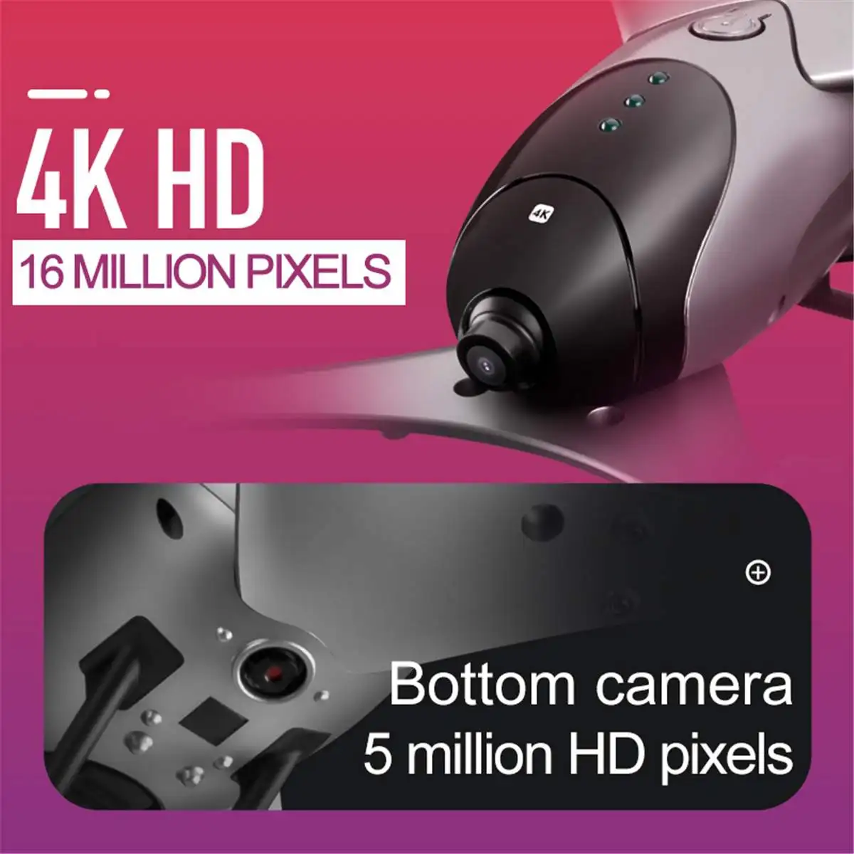 4K HD камера Дрон с камерой HD Оптическое позиционирование потока Квадрокоптер удержание высоты FPV Квадрокоптеры RC вертолет