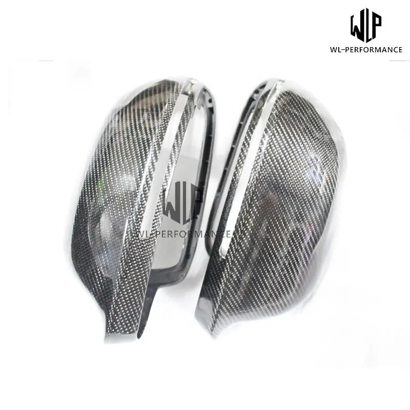 A4 сменная Крышка для зеркала заднего вида из углеродного волокна Накладка Audi 512 B8