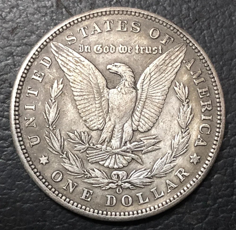 1879 (P.S.O) Соединенные Штаты Morgan One Dollar Посеребренная копия монеты (Выберите любой