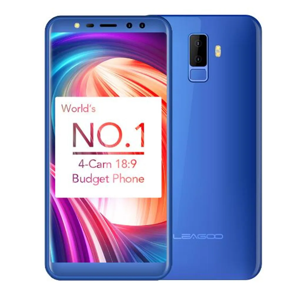 LEAGOO M9 3G смартфон с 5 дюймовым дисплеем четырёхъядерным процессором MT6580A ОЗУ 2 Гб
