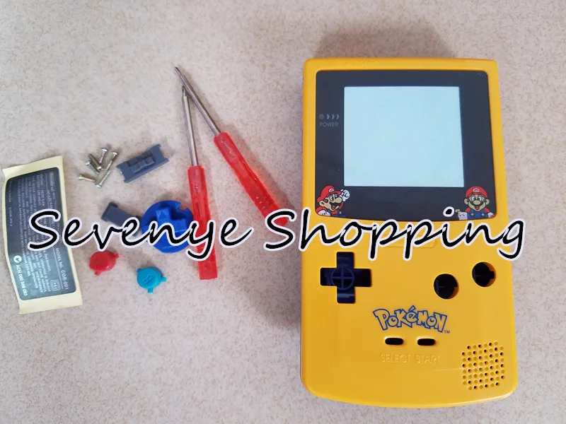Корпус чехол Ограниченная серия синий или желтый цвет) для Nintendo Gameboy Цвет GBC