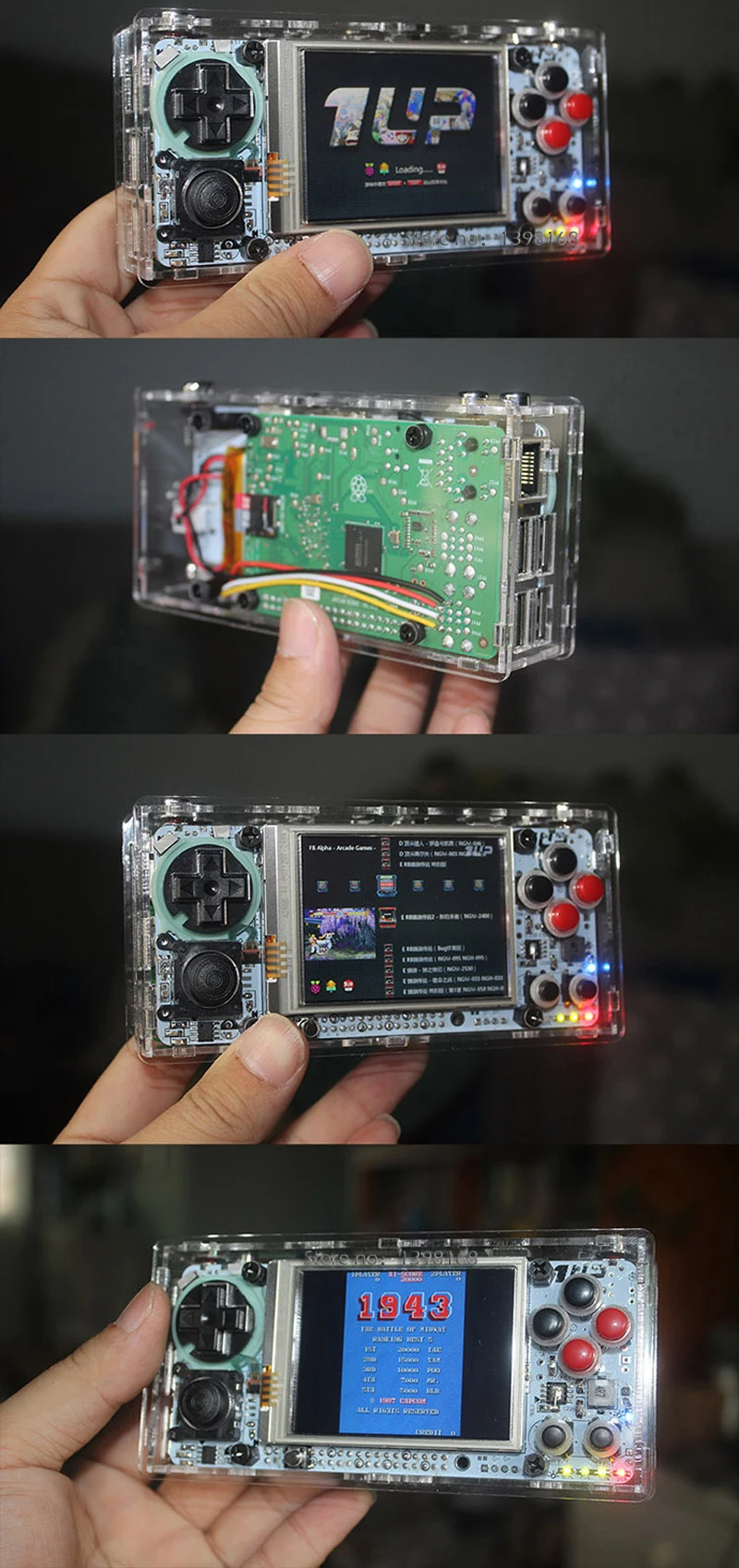 Ретро пирог Raspberry Pi 2,8 дюймов Gameberry Retropie Lakka портативное игровое устройство Ретро игра батарея 4000ма