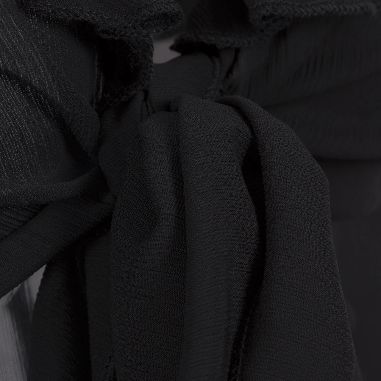 Новая Женская атласная блузка с v образным вырезом длинными рукавами и бантиком