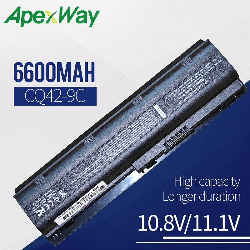 Аккумулятор для ноутбука HP MU06 MU09 NBP6A174 Compaq Presario CQ32 CQ42 CQ43 CQ56 CQ62 Pavilion DM4 DV3 DV5 DV6 DV7 G4 G6